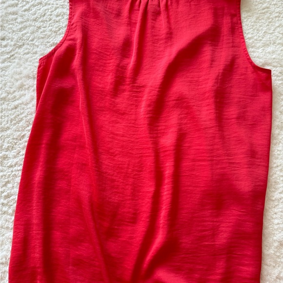 Cabi polyester sleeveless blouse. Never worn. New without tags. Red/ melon 🍉 - Picture 3 of 5